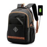 Teen Boys Travel Backpack Large School Bag with USB Charge