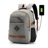 Teen Boys Travel Backpack Large School Bag with USB Charge