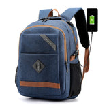 Teen Boys Travel Backpack Large School Bag with USB Charge