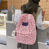 Leopard Print High School Backpack