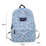 Leopard Print High School Backpack