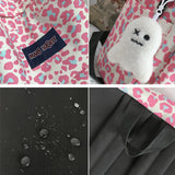 Leopard Print High School Backpack
