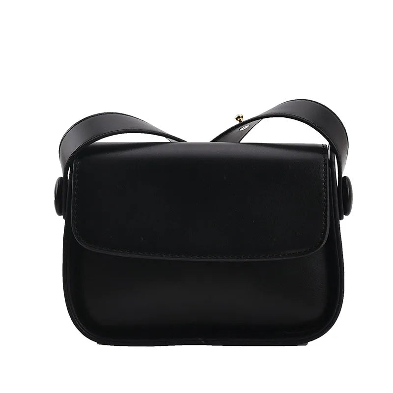 High Sense Leather Small Bag Female Autumn Winter Retro Messenger Bag