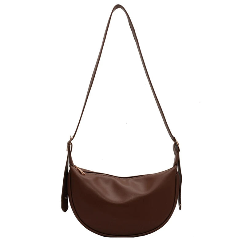 High-end Retro Saddle Dumpling Bag Autumn Winter All-match Messenger Bag