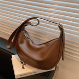 High-end Retro Saddle Dumpling Bag Autumn Winter All-match Messenger Bag