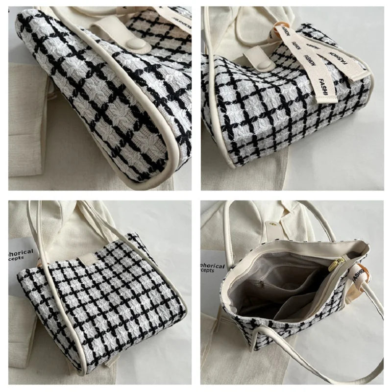 Large Capacity Women's Shoulder Bag for Commuting and Shopping