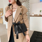 High-end Lingge Chain Messenger Bag All-match Shoulder Bag