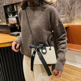 High-end Lingge Chain Messenger Bag All-match Shoulder Bag