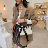 High-end Lingge Chain Messenger Bag All-match Shoulder Bag