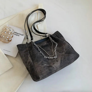 Casual Large-capacity Women's Shoulder Bag for Autumn and Winter