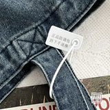 Denim Tote Book Bag Student Messenger Bag Crossbody Bag