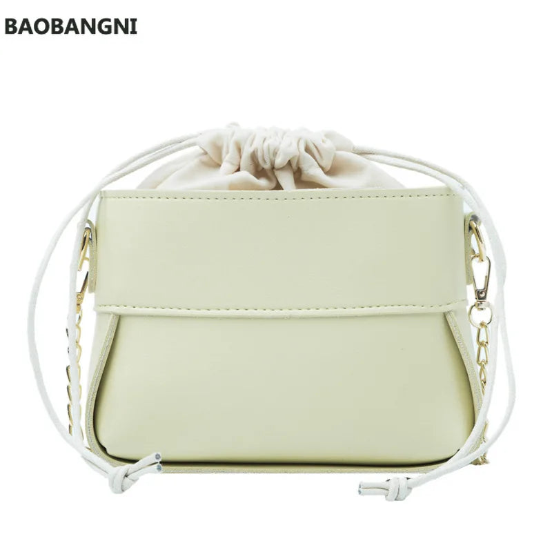 High-Quality Ladies Drawstring Small Square Bag