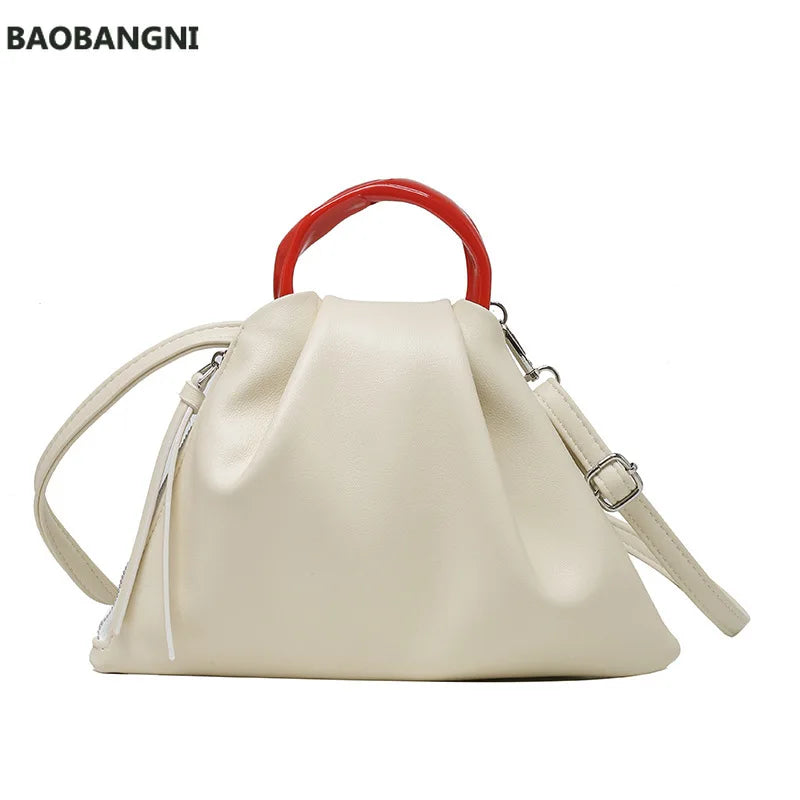 High-quality Ladies Dumpling Bag Fold Hand Bag Version of The Net Red One-should