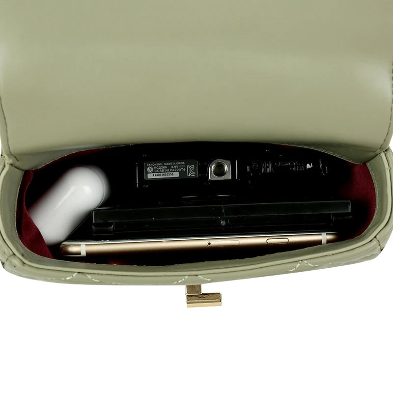 Waterproof PU Ladies Messenger Bag Shoulder Girl Mobile Phone Bag