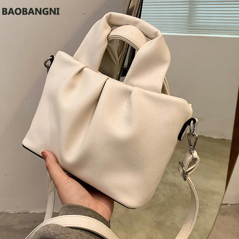 Retro Bag Handbags Ladies Western Style Fold Messenger Bag Shoulder Bag