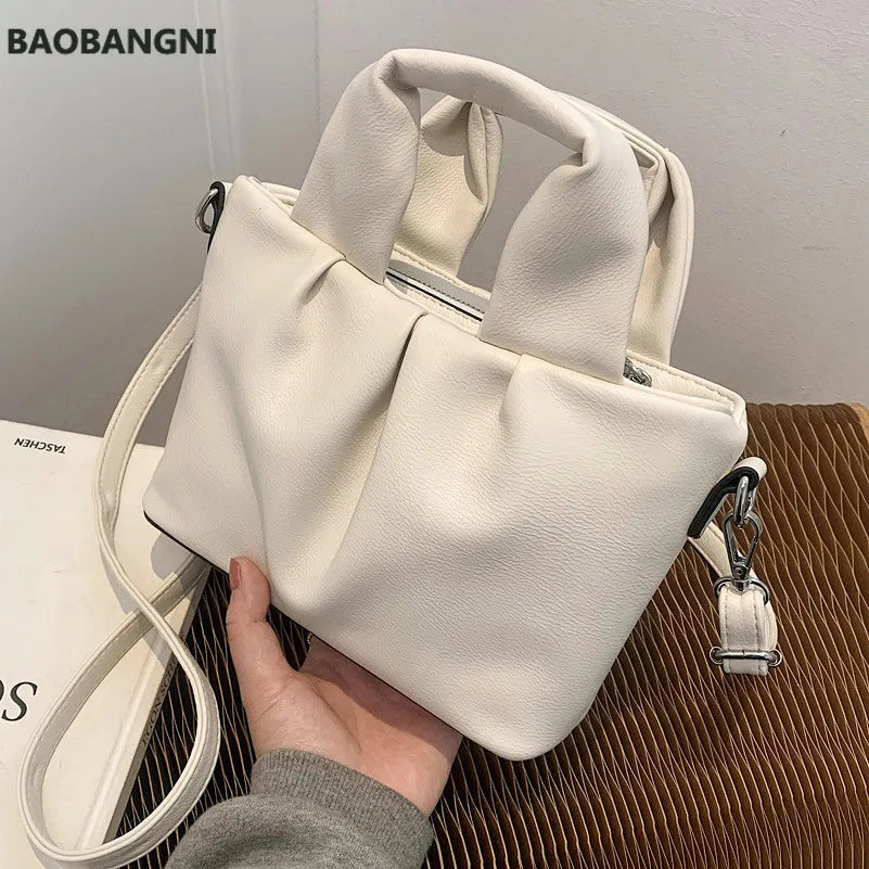 Retro Bag Handbags Ladies Western Style Fold Messenger Bag Shoulder Bag