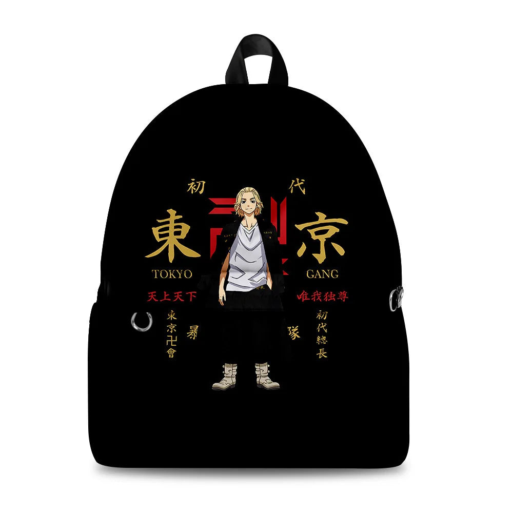 Hip Hop Anime Tokyo Revengers School Bags Boys Girls Mini Travel Bags 3D Print