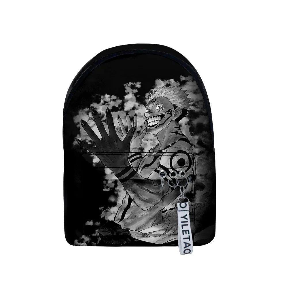 Hip Hop Jujutsu Kaisen School Bags Boys Girls Waterproof Backpacks