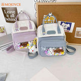 Nylon Large Capacity Backpack for Girls Travel Shopping Bag