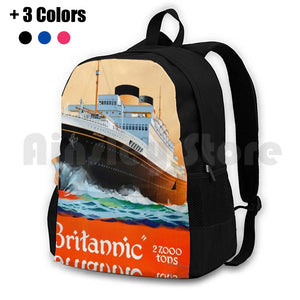 Britannic Outdoor Hiking Backpack Sports Bag Vintage