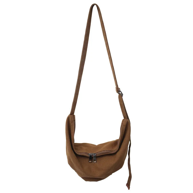 Hobos Canvas Crossbody Bag Large Capacity