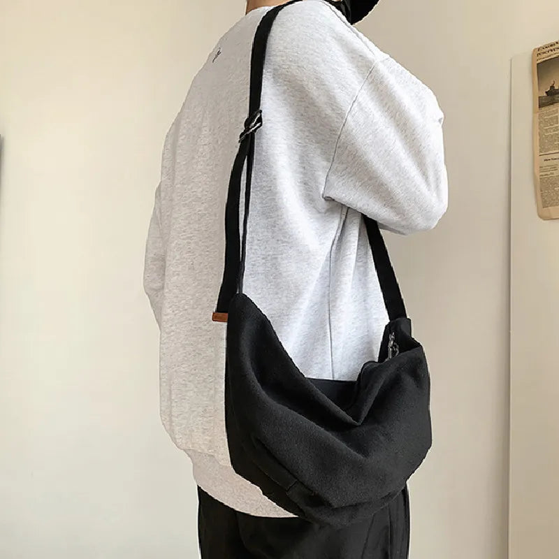 Hobos Canvas Crossbody Bag Large Capacity