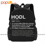 Hodl II Crypto Currencies Large Capacity Backpack