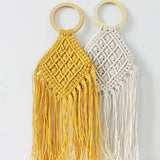 Hollow Cotton Rope Women's Bag Woven Straw Beach Female Top Handle Bags