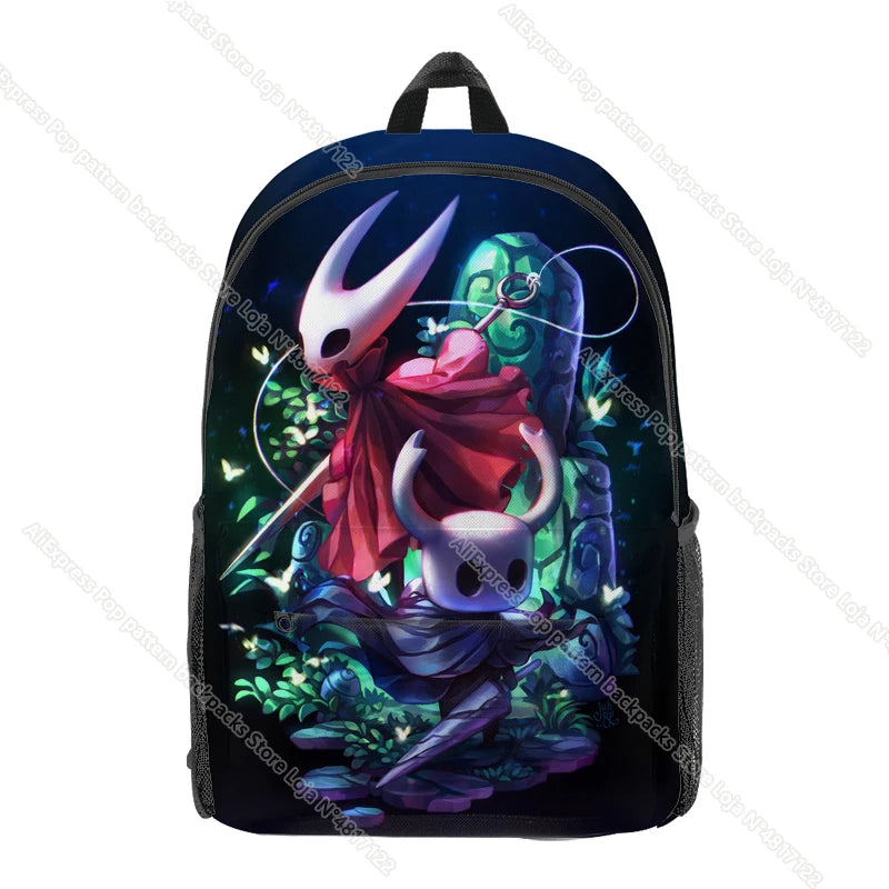 Hollow Knight 3D School Backpack for Kids Teens