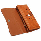 Hollow Out Pattern Retro Wallet Female Purse PU Leather Bag Women wallets