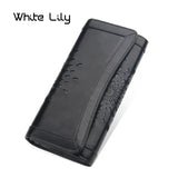 Hollow Out Pattern Retro Wallet Female Purse PU Leather Bag