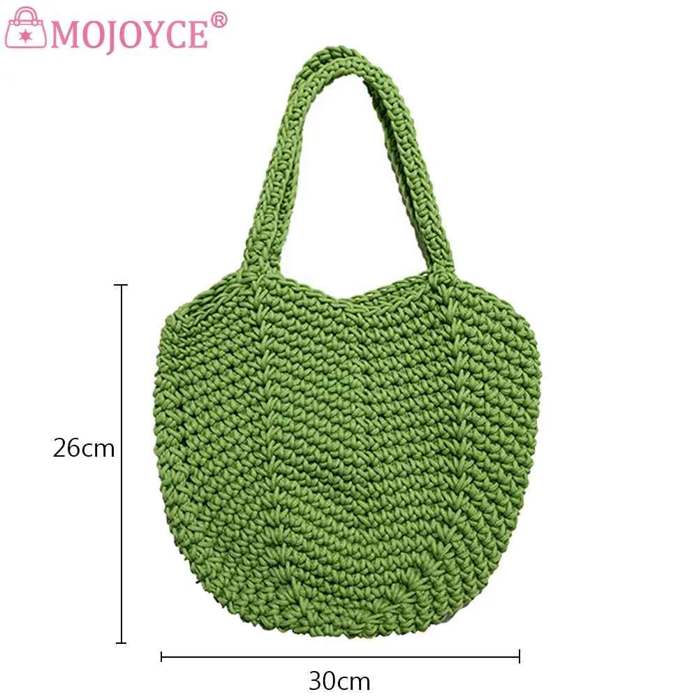 Hollow Weaving Hand Bag Female Storage Bag Soft Casual Style