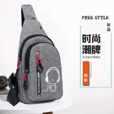 Cartoon Printed Chest Bag Women Messenger Bag Shoulder Bag Small Handbags Female