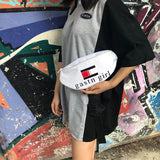 Hongkong Style Girl Literary Chest Bag Casual One Shoulder Cross Body Pocket