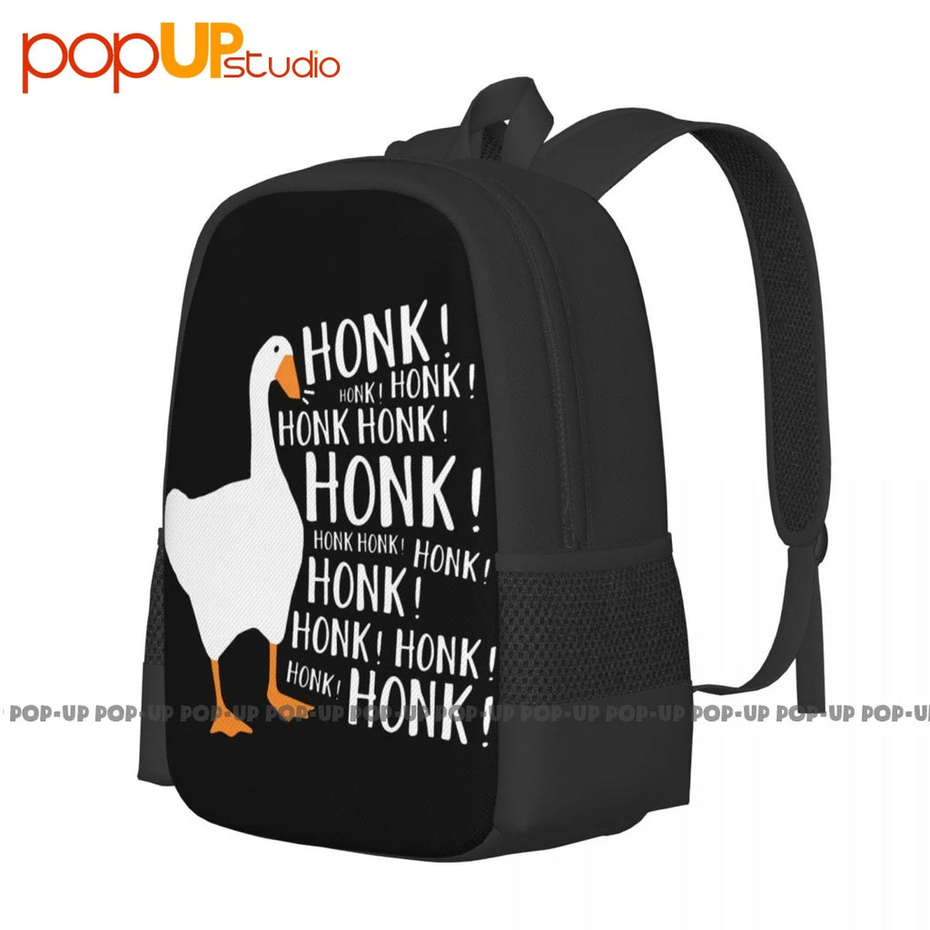 Honk Honk Goose Game Meme Backpack Art Print Gymnast Bag