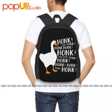 Honk Honk Goose Game Meme Backpack Art Print Gymnast Bag
