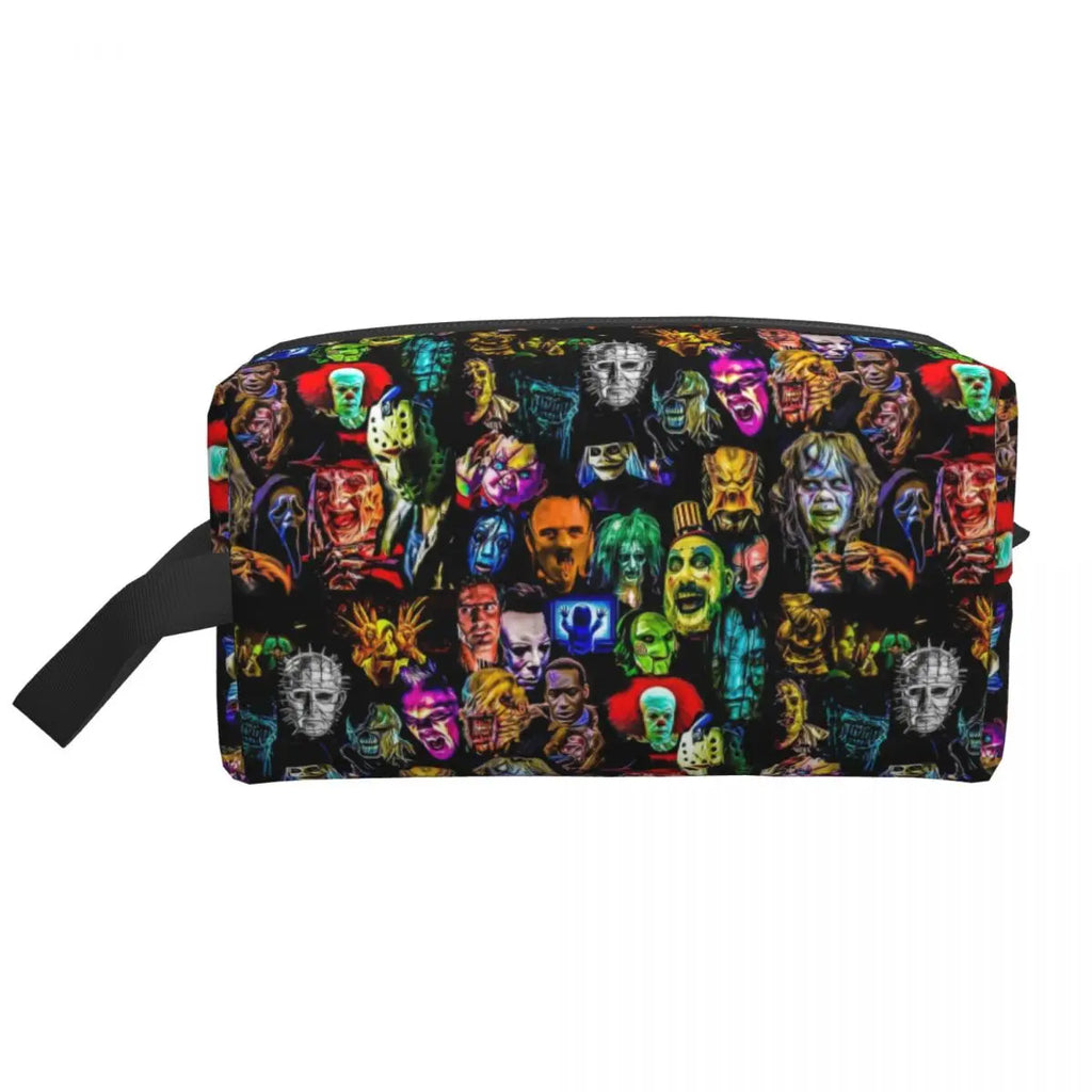 Horror Villains Travel Cosmetic Bag - Chucky Alien Predator