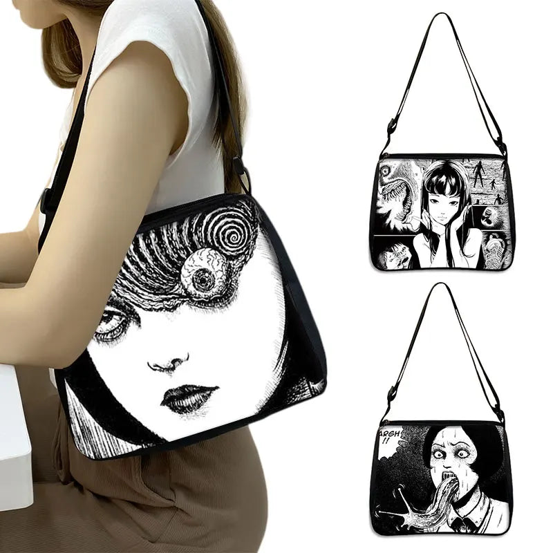 Horror Manga Fujiang Handbag Women Messenger Bags for Travel