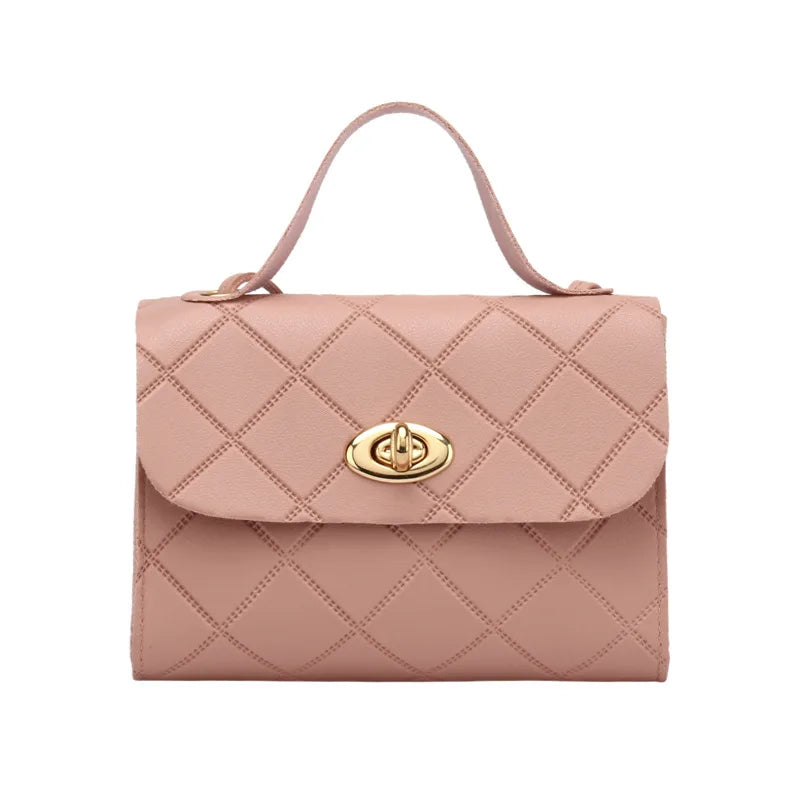 Casual Crossbody Bag for Women Lingge Messenger Style