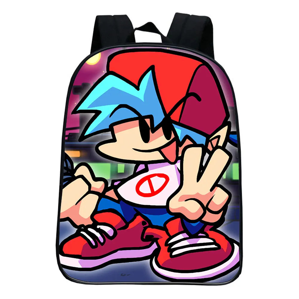Friday Night Funkin Backpack Kids School Bag