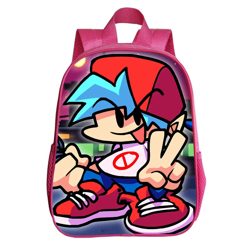 Friday Night Funkin Backpack Kids School Bag