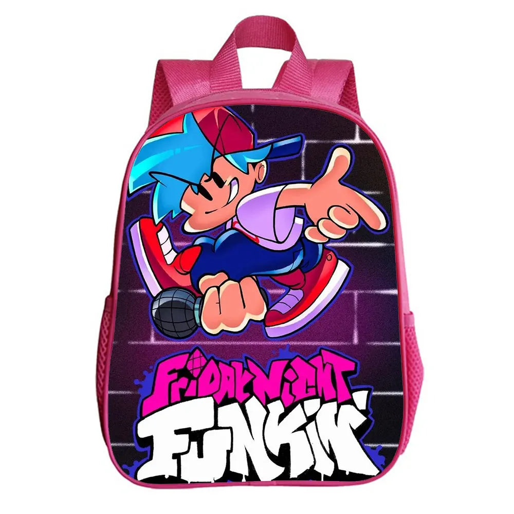 Friday Night Funkin Backpack Schoolbag For Boys