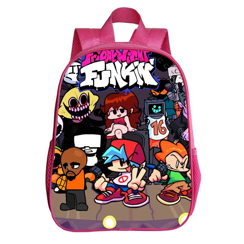 Friday Night Funkin Backpack Schoolbag For Boys