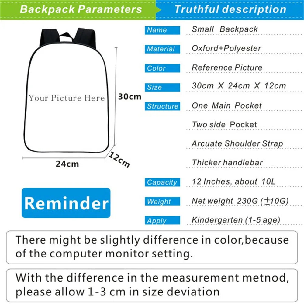 Friday Night Funkin Backpack Schoolbag For Boys