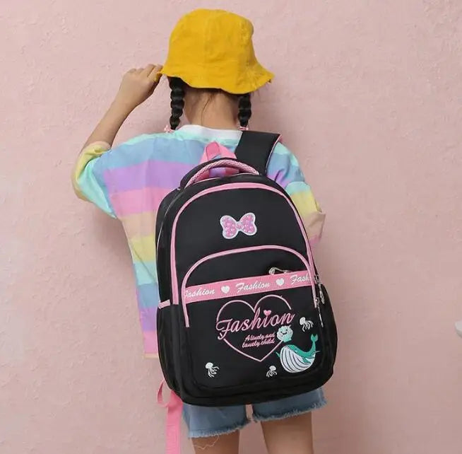 Orthopedic School Bags for Girls Waterproof Backpacks