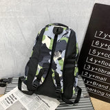 Camouflage Boys Laptop Backpacks Girl Travel Bags School Students