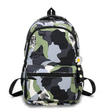 Camouflage Boys Laptop Backpacks Girl Travel Bags School Students