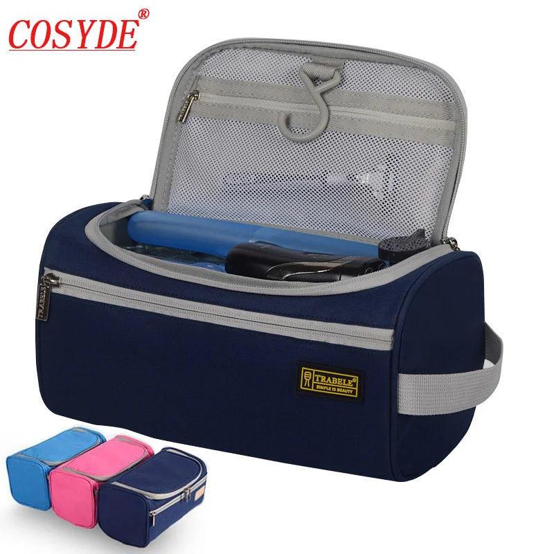 Travel Cosmetic Bag Men Wash Bag Organizer Hanging Toiletry Make Up B