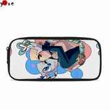 Kid's Cuphead Game Mugman Pencil Case for School Supplies