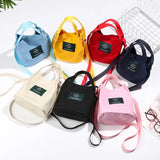 Women's Canvas Shoulder Bag - Large